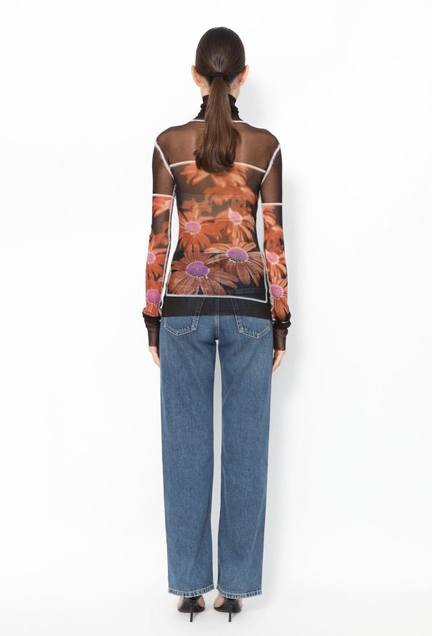 Jean Paul Gaultier Vintage Floral Mesh Top - Late 1990s - 6