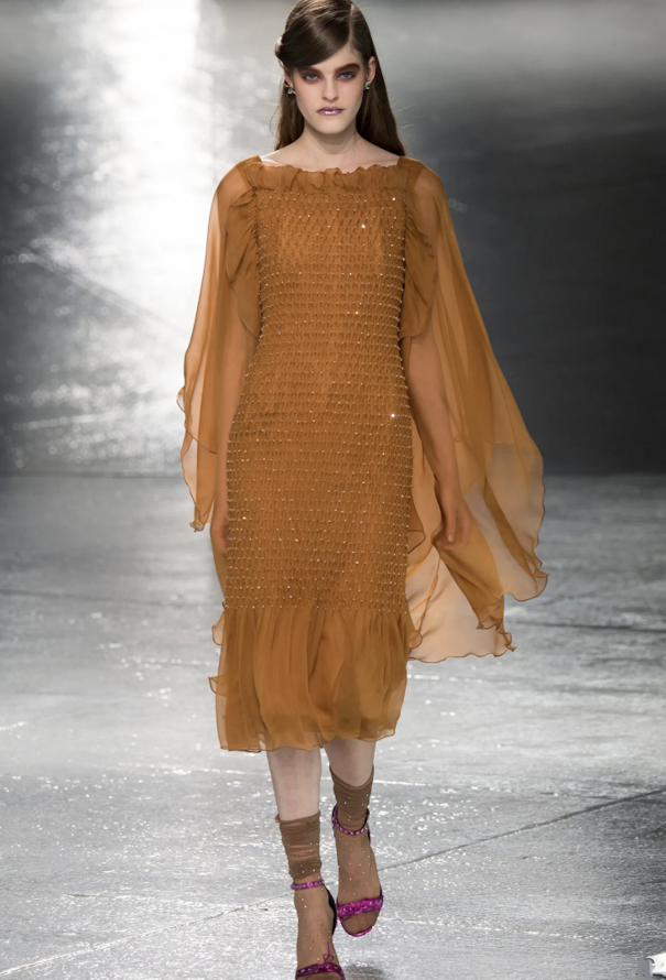 Rodarte F/W 2014 Embellished Silk Dress - 2