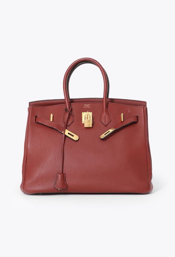 Hermès Rouge Sienne Togo Birkin 35 - 2