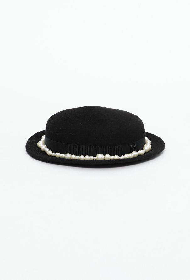 Maison Michel Pearl Felt Hat - 4