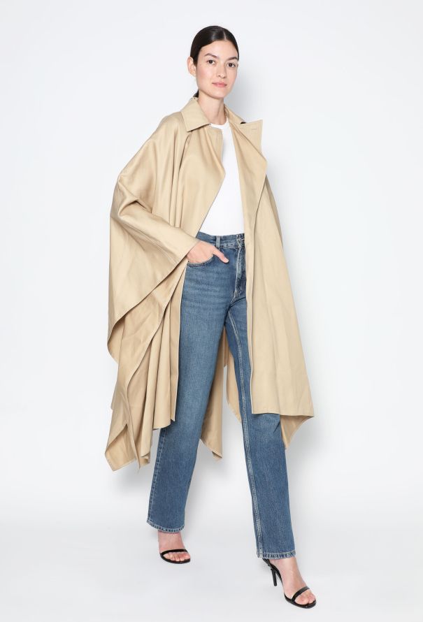 Givenchy F/W 2018 Gabardine Trench Cape - 5