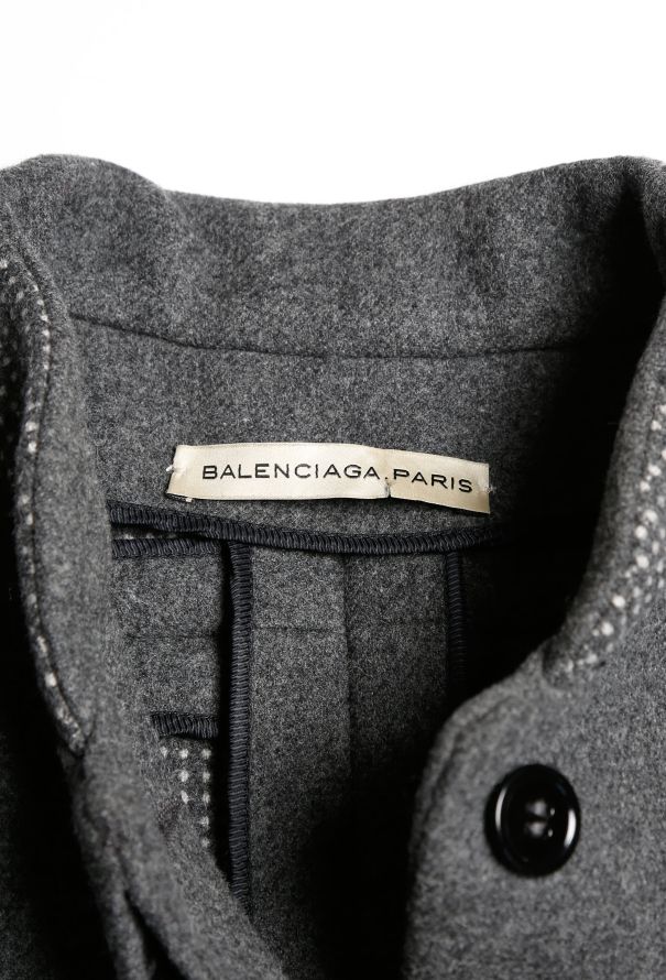 Balenciaga 2008 Woven Scuba Coat - 6