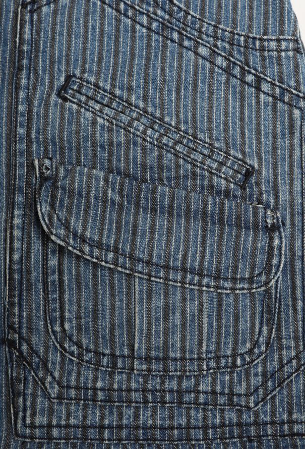 Balenciaga Early 2000s Denim Cargo Skirt - 7