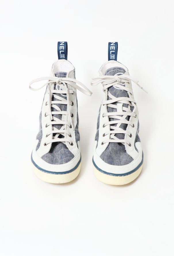 Chanel Resort 2008 Denim High-Tops - 4