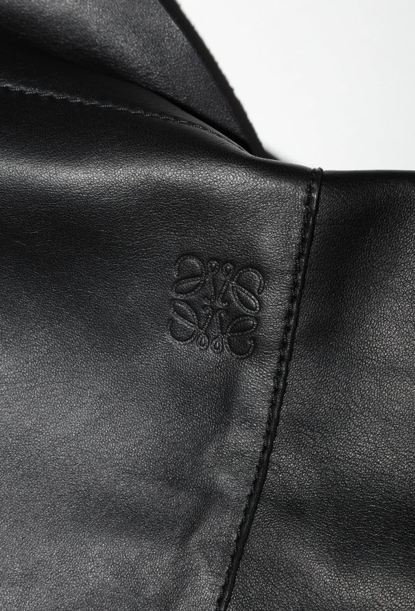 Loewe 2022 Asymmetrical Lambskin Dress - 7
