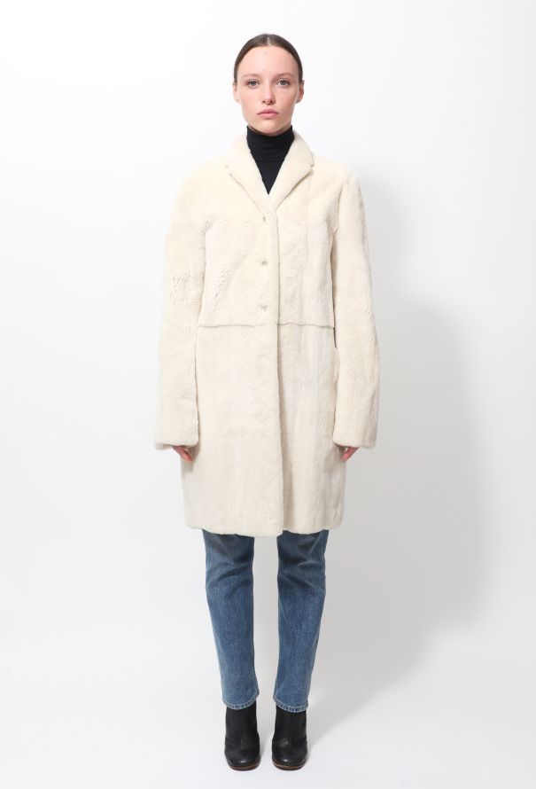 Jil Sander Rabbit Fur Coat - 3