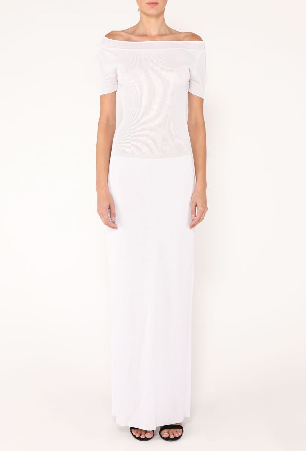 Khaite 2024 Basile Off-Shoulder Dress - 2