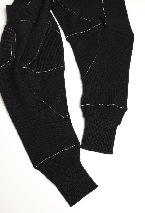 Balenciaga 2002 Cropped Patchwork Sweater - 6