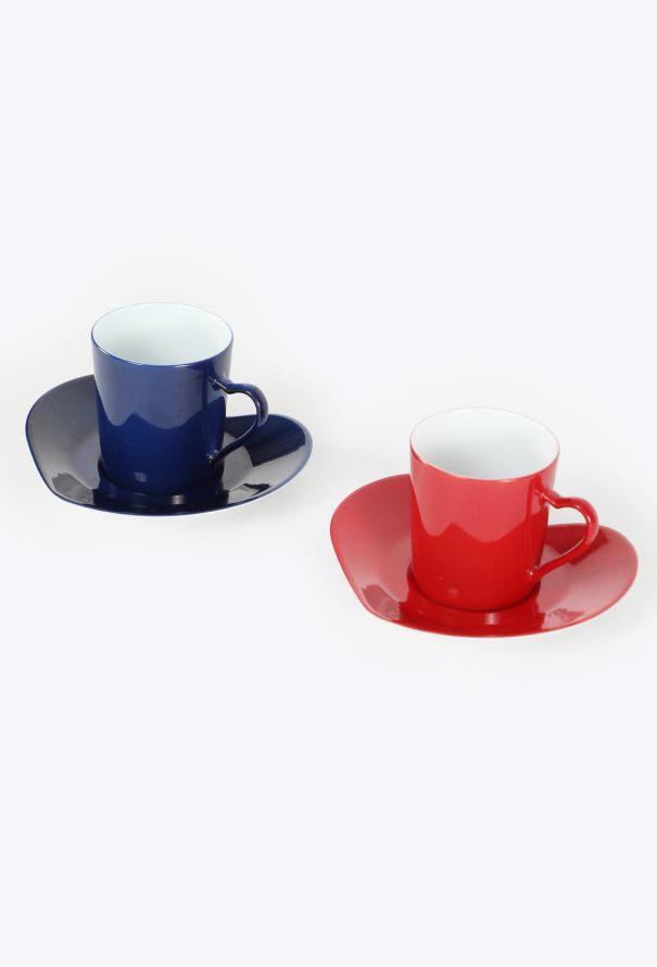 Saint Laurent Vintage Porcelain Heart Espresso Set - 4