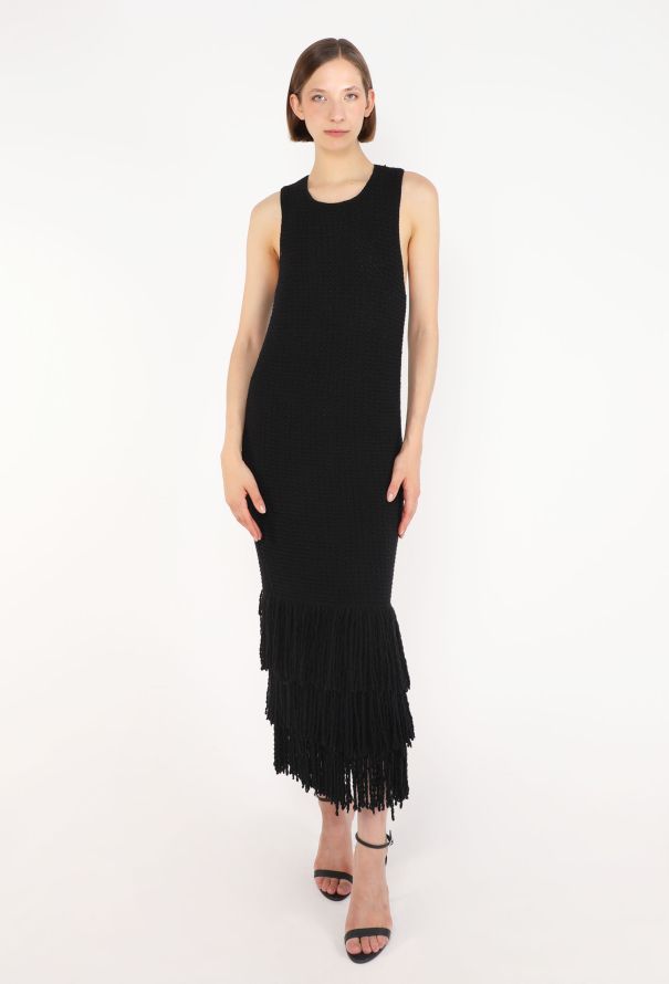 Céline Fringe Knit Dress, Resort 2015 - 4
