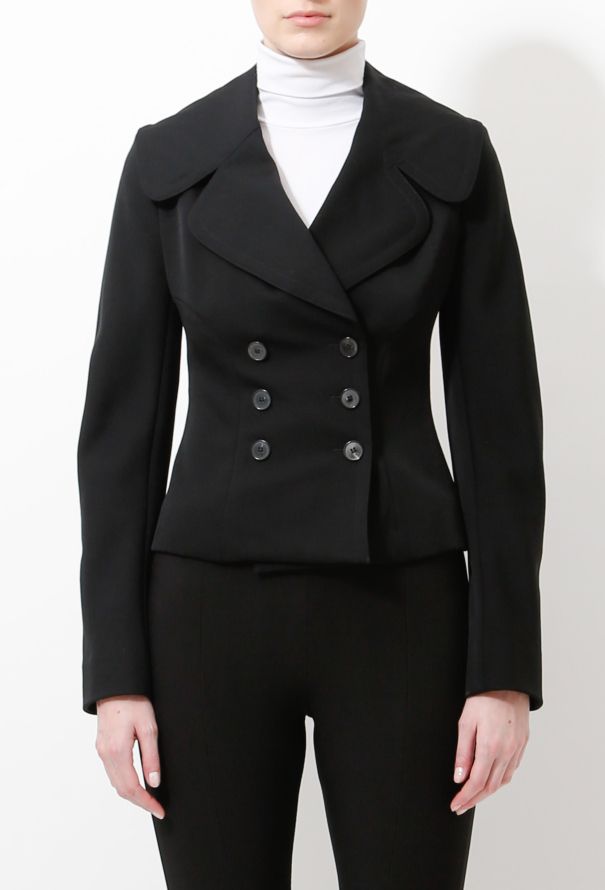 Alaïa Classic Fitted Wool Jacket - 3