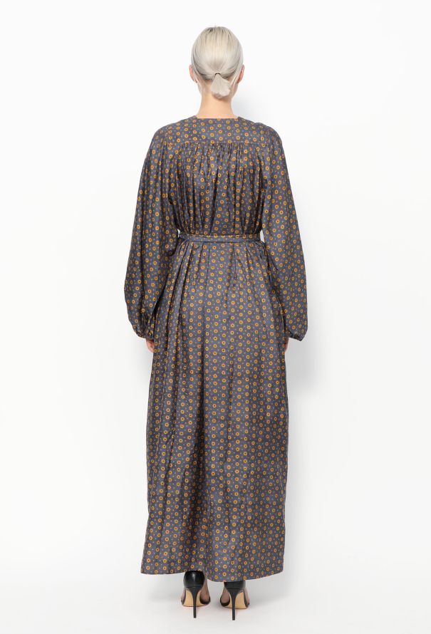 Exquisite Vintage Jean Muir '70s Floral Silk Dress - 4