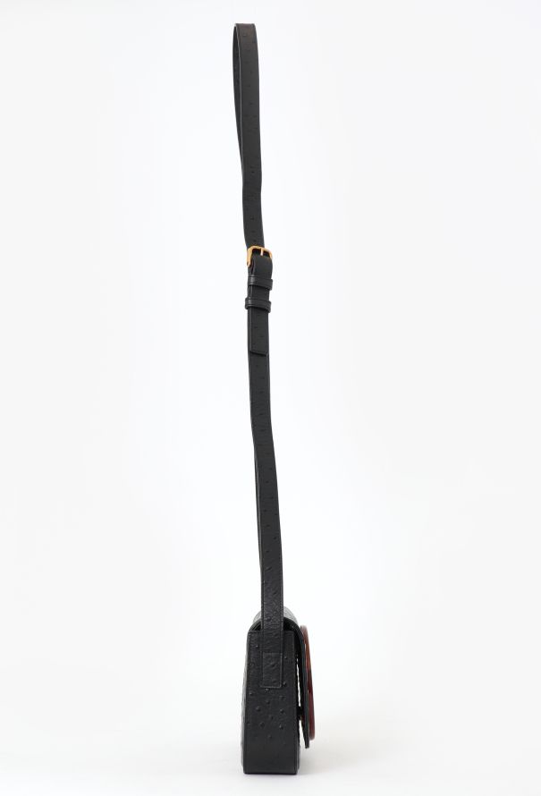 Saint Laurent 2017 Black Ostrich Eddie Shoulder bag - 4