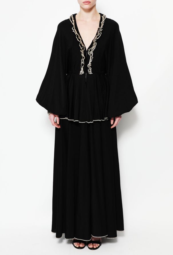 Jean Varon '70s Tiered Maxi Dress - 3