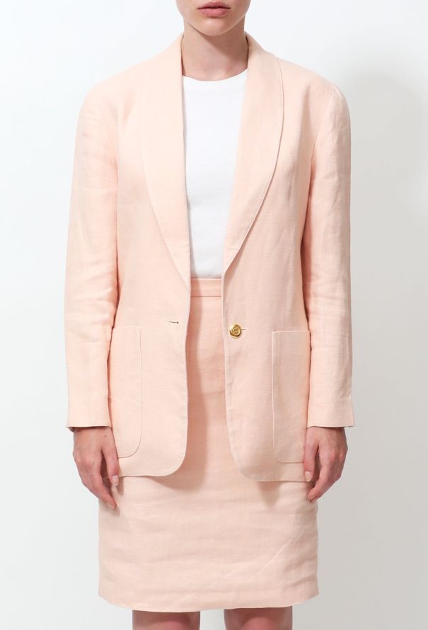 Chanel 80s Linen Ensemble - 3