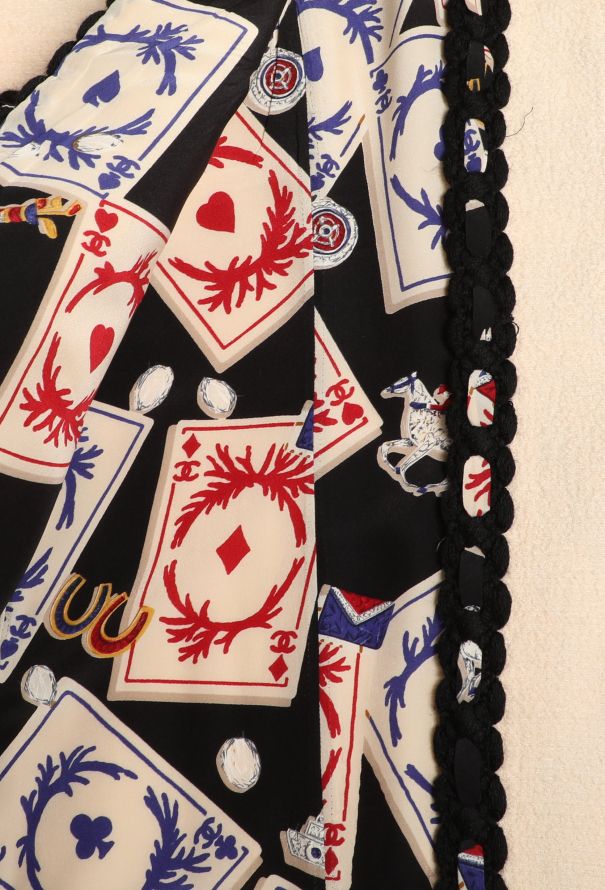 Chanel COLLECTOR S/S 1991 Bouclé Poker Card Ensemble - 11