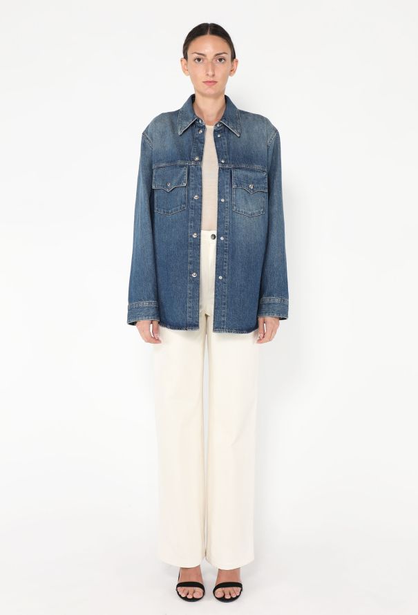 Khaite S/S 2023 The Jinn Denim Overshirt - 1
