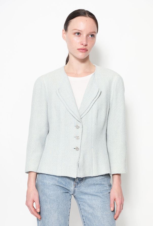 Chanel Bicolor Cropped Jacket - 1
