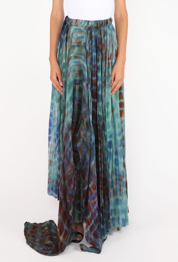 Romeo Gigli Tie-Dye Asymmetrical Skirt, 1990s - 4