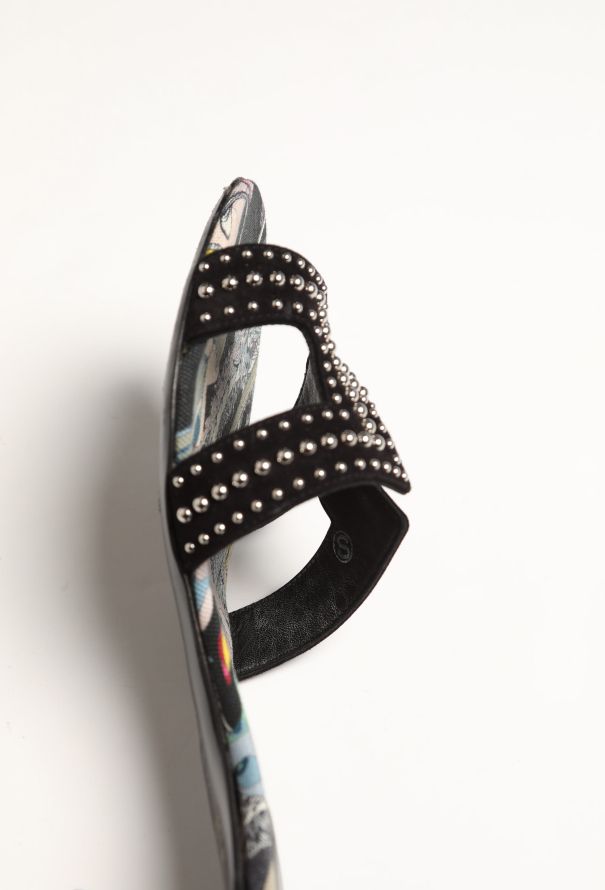 Hermès Studded Oasis Mules - 7