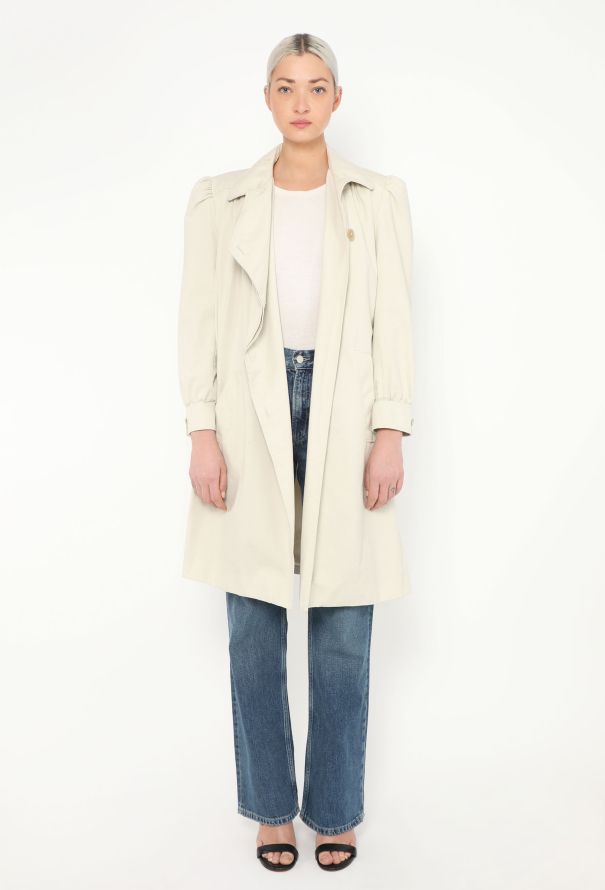 Balenciaga 2017 Belted Structured Trench - 4