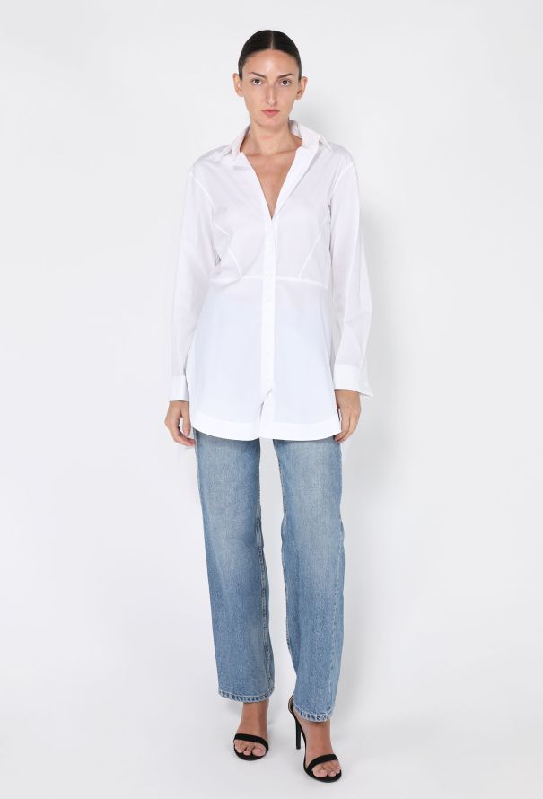 Alaïa Fluted Peplum Shirt - 3