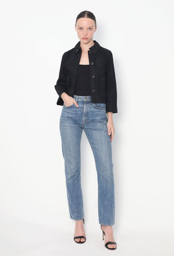 Miu Miu Resort 2017 Cropped Denim Jacket - 5