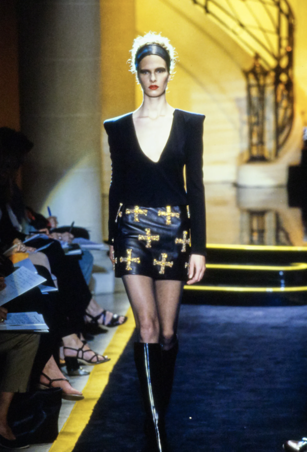 Gianni Versace COLLECTOR Atelier F/W 1997 Cross Skirt - 3