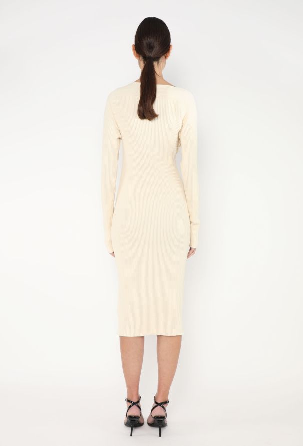 Bottega Veneta Resort 2020 Knotted Ribbed Dress - 5