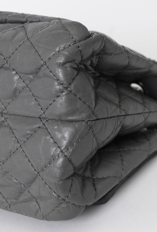 Chanel Grey 2.55 Medium Flap Bag - 9
