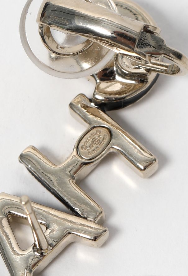 Chanel 2022 Split Logo Earrings - 3