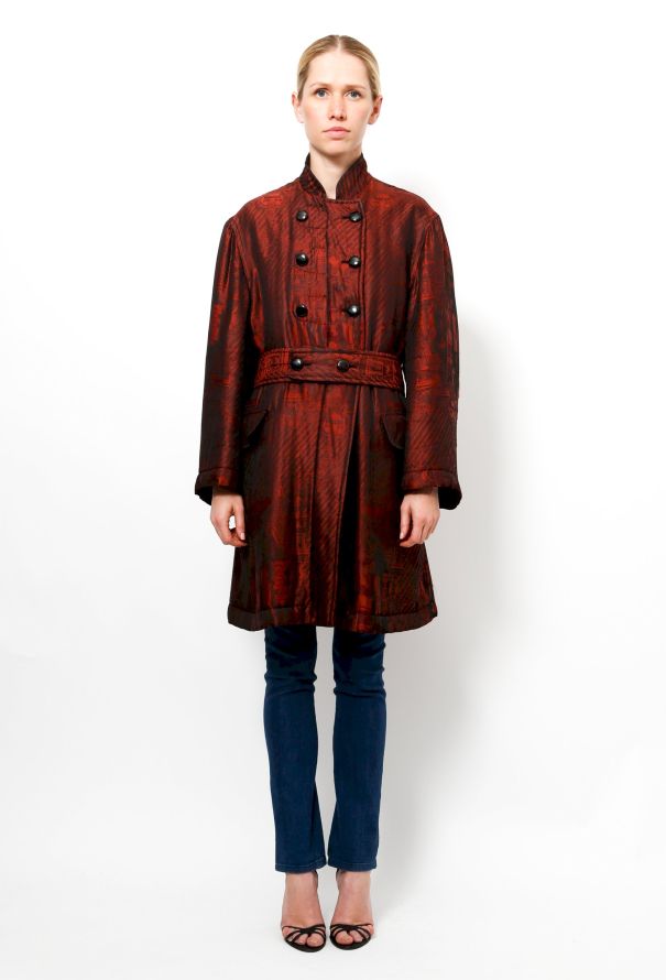 Jean Paul Gaultier 80's Reversable Silk Coat - 3