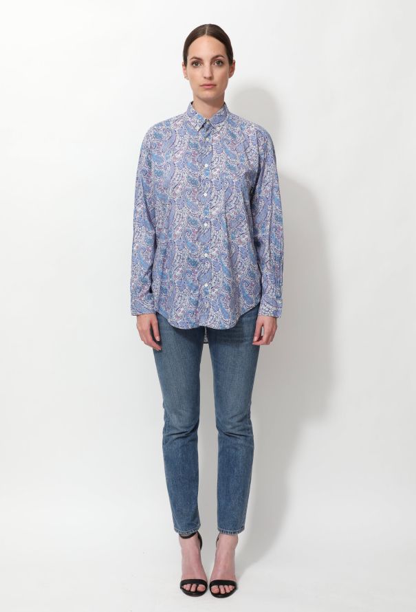 Exquisite Vintage Vintage Cacharel Liberty Paisley Shirt - 1