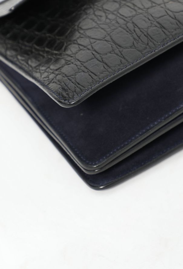 Chloé S/S 2015 Crocodile Embossed Faye Bag - 8