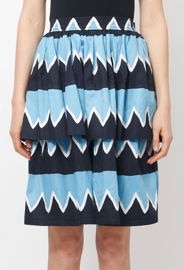 Saint Laurent S/S 1980 Tiered Skirt - 4