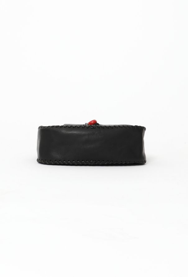 Valentino Embossed Buffalo Shoulder Bag - 6