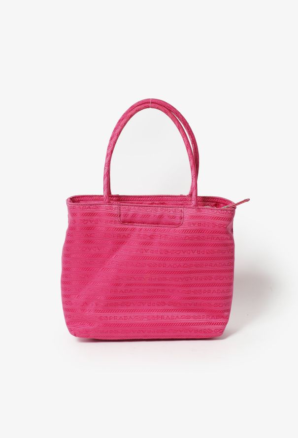 Prada Monogram Nylon Mini Tote - 4