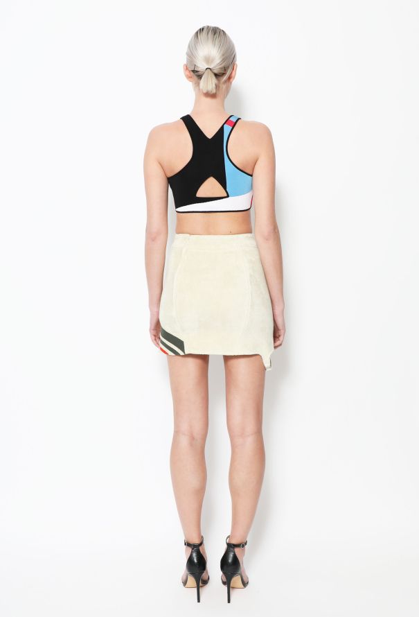 Paco Rabanne S/S 2016 Terrycloth Skirt - 4