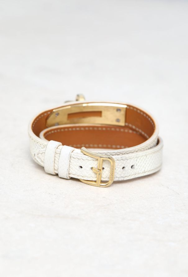 Hermès Craie Epsom Double Tour Kelly Watch - 5