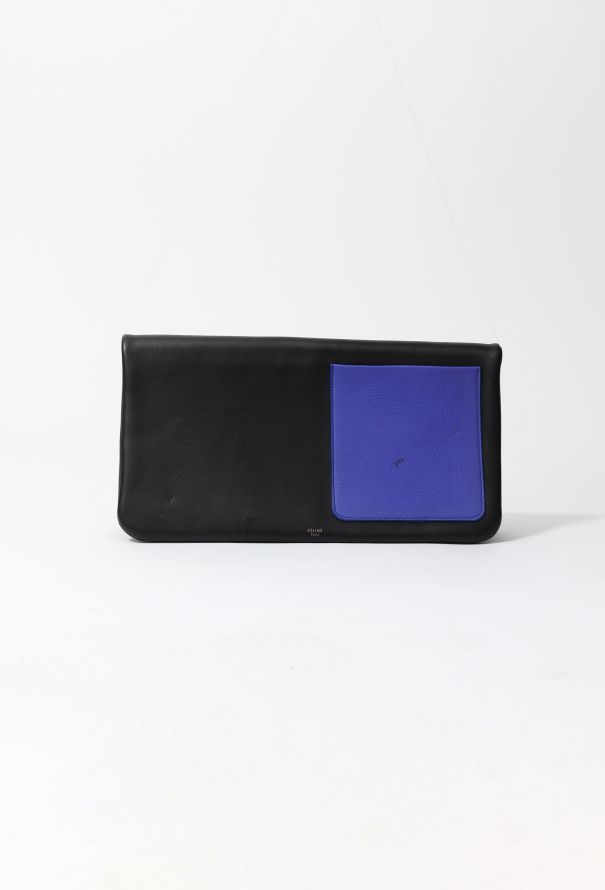 Céline Bicolor Fold Over Clutch - 1