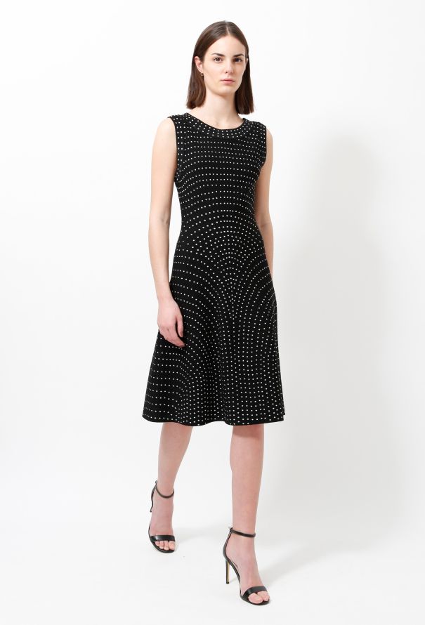 Alaïa S/S 2017 Flared Polka Dot Dress - 3