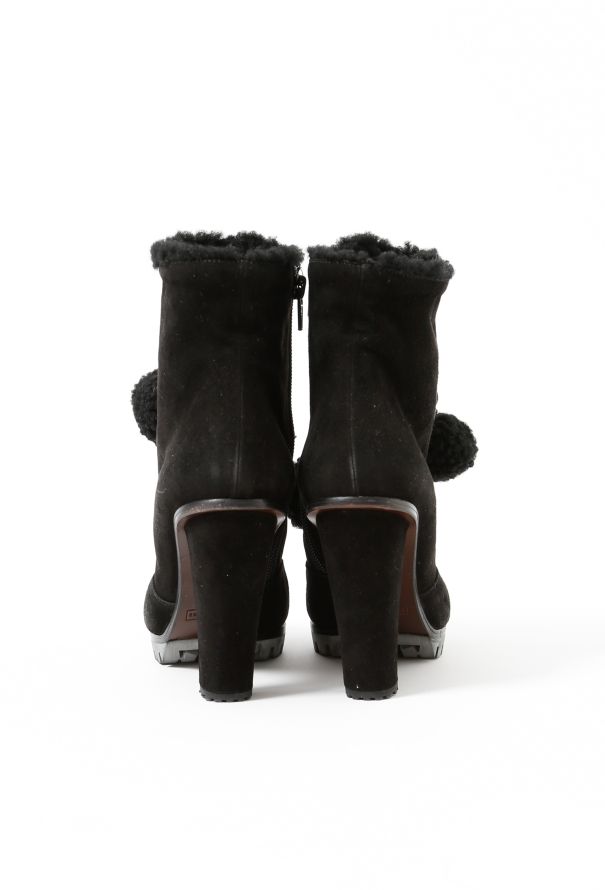 Marc Jacobs Pom Pom Shearling Boots - 5