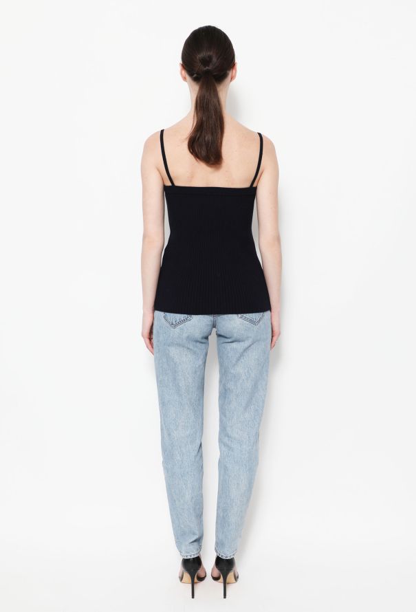 Courrèges F/W 2021 Knitted Ribbed Top - 4