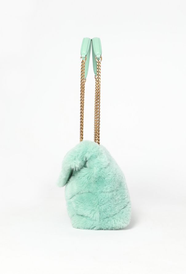 Saint Laurent 2021 Shearling Loulou Puffer Bag - 5