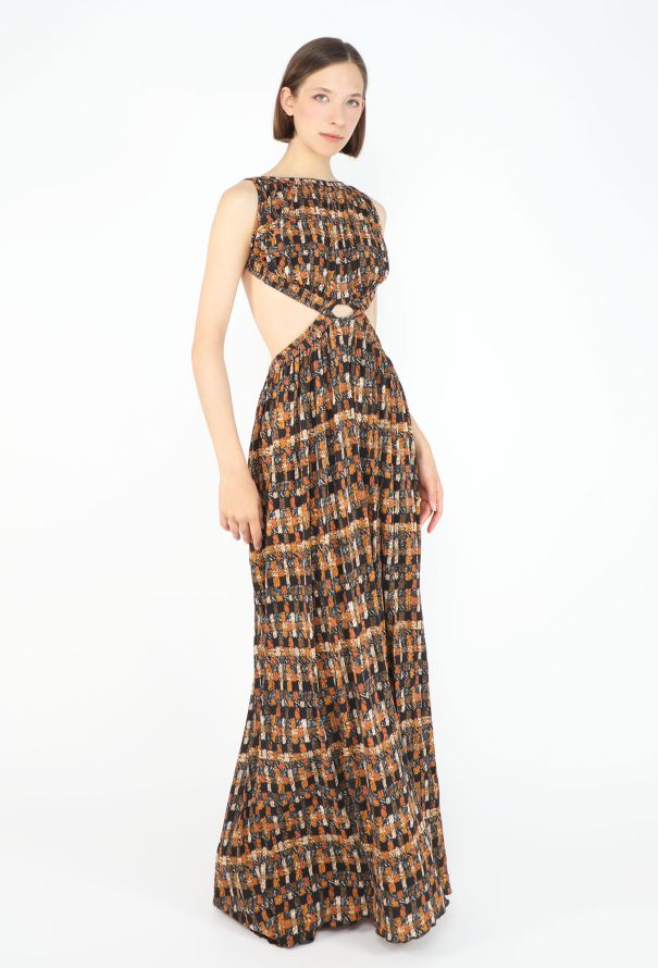 Céline COLLECTOR S/S 2017 Open-Back Basketweave Dress - 5