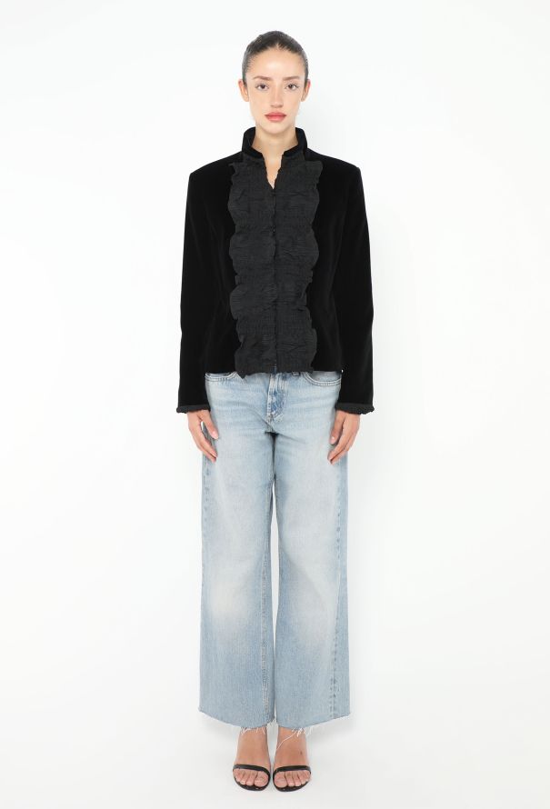Saint Laurent F/W 2001 Tom Ford Velvet Jacket - 4