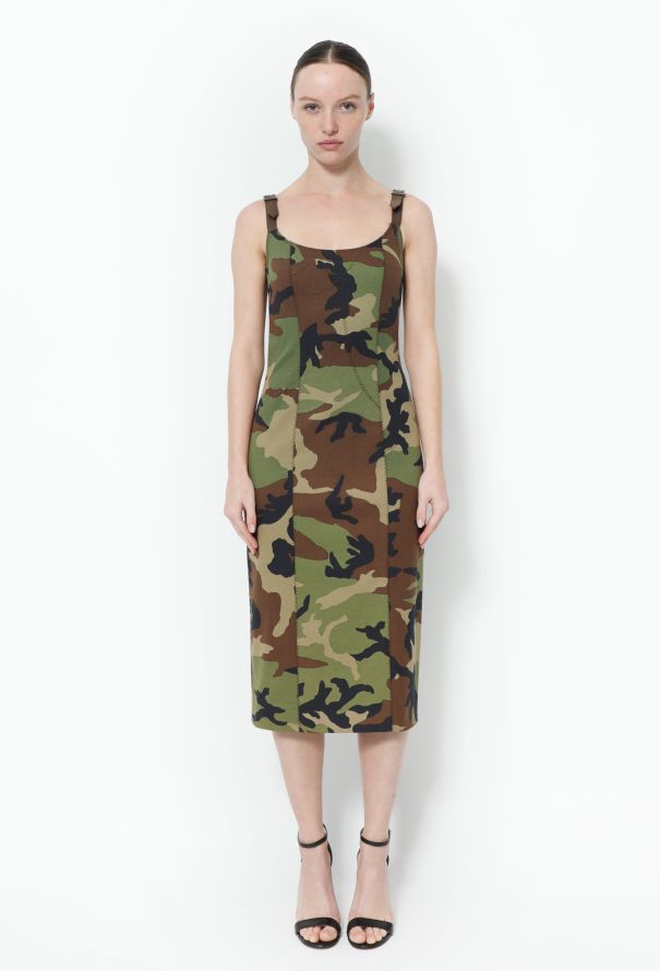 Dior Iconic S/S 2001 Camouflage Cotton Dress - 1