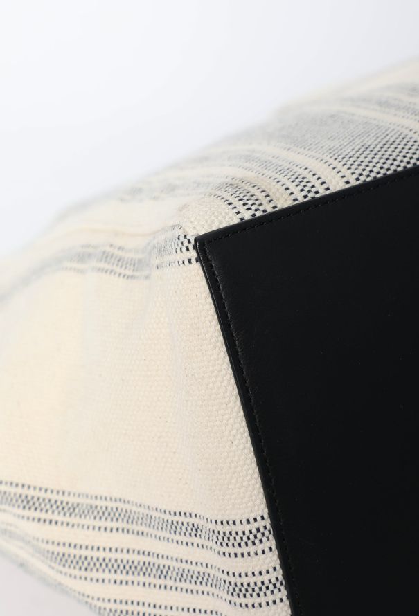 Céline Striped Canvas Phantom Tote - 7