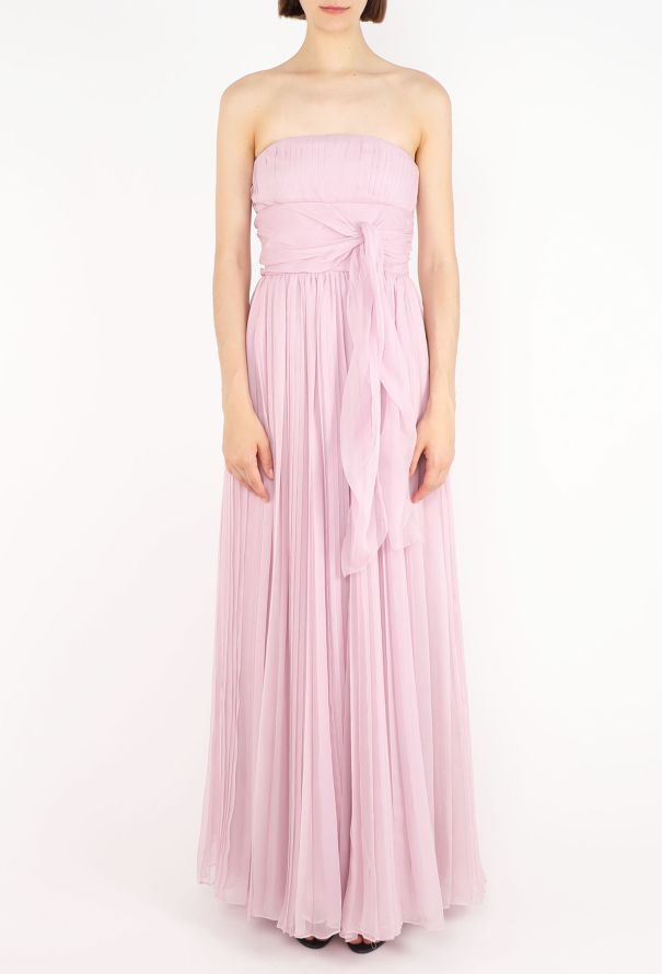 Dior Pleated Bustier Silk Gown, Resort 2009 - 3