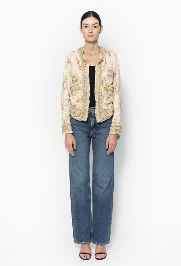 Junya Watanabe Stunning S/S 2008 Lace Trim Jacket - 4